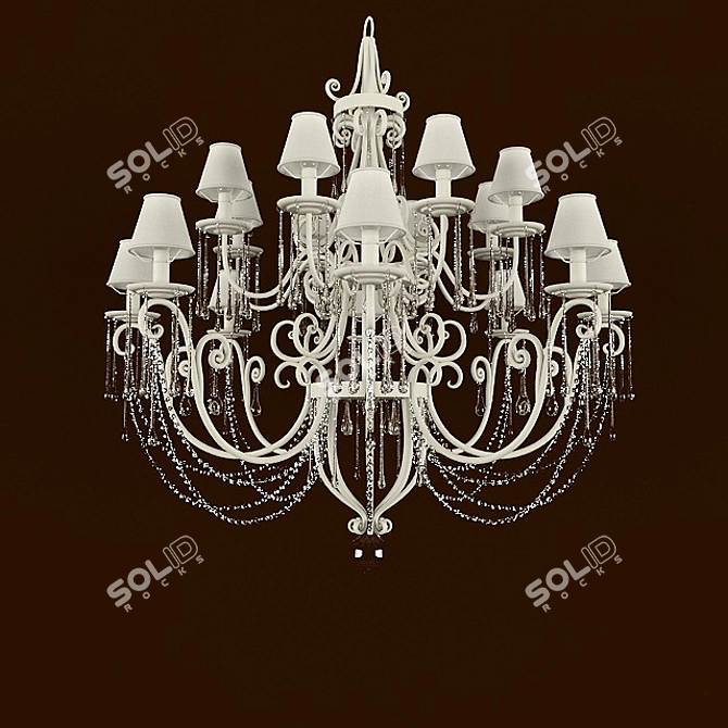 Elegant Guadarte H700470 Chandelier 3D model image 1