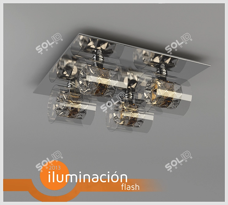 Iluminacion Flash: Stylish Lighting Solution 3D model image 1
