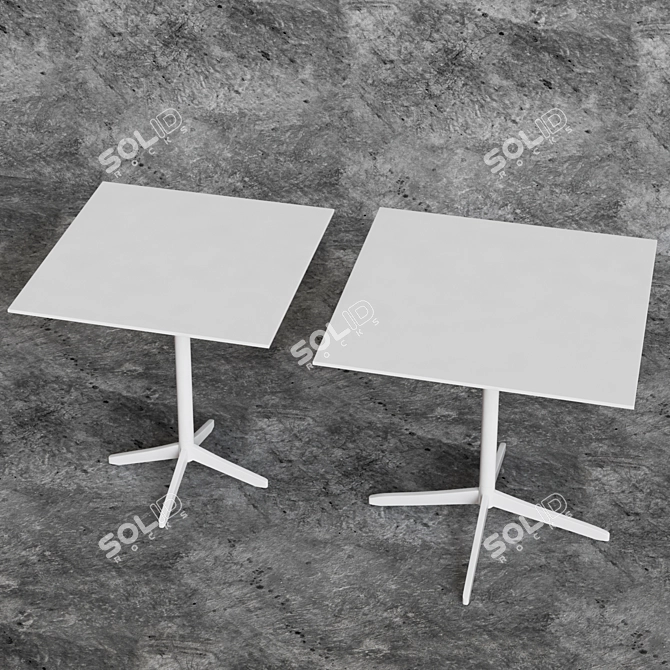 Modern Square Tables - 70x70 / 80x80 3D model image 2