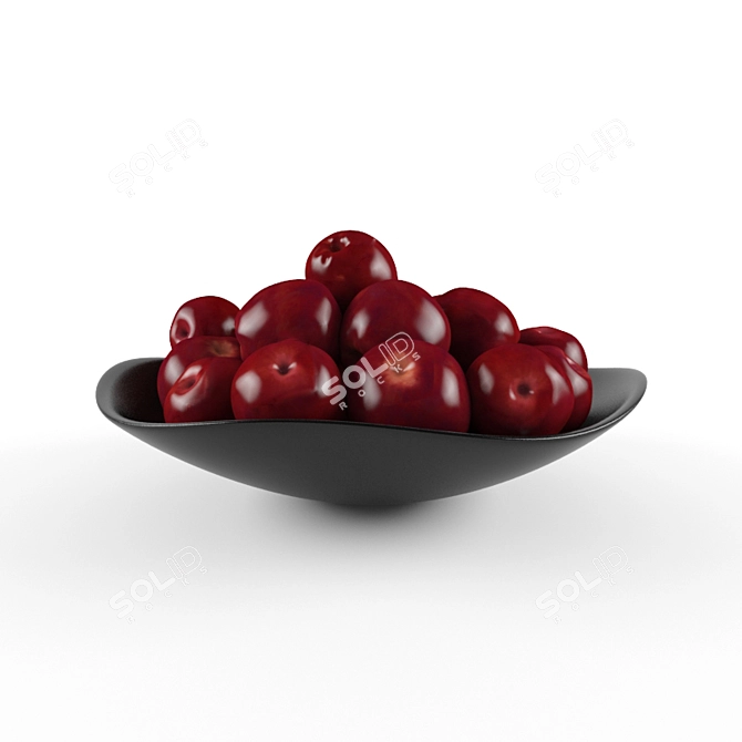Crimson Orchard Delights 3D model image 1