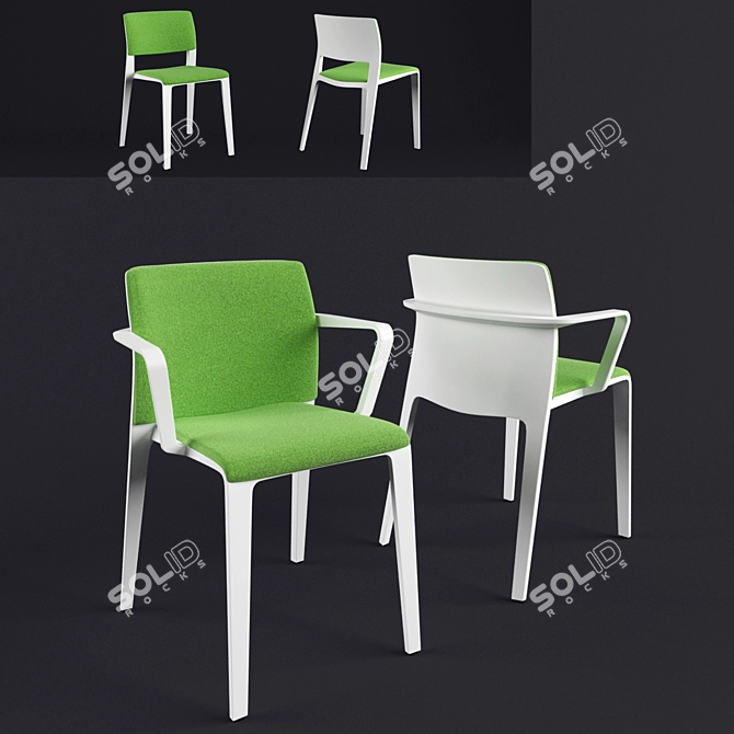 Modern Ergonomic Chair: Juno 3D model image 1