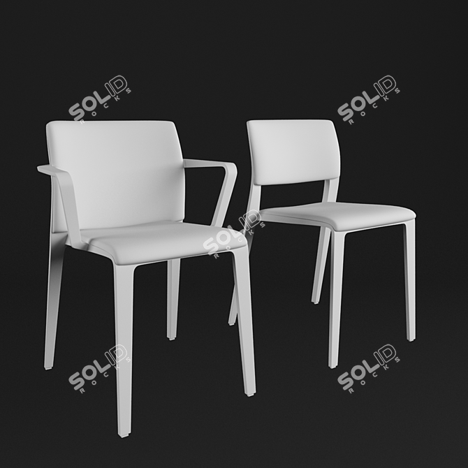 Modern Ergonomic Chair: Juno 3D model image 2