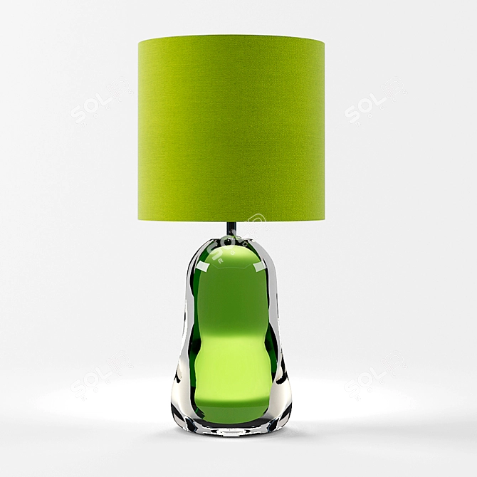 Elegance in a Bottle: Perfume Lamp 3D model image 1