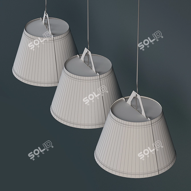 Customizable Perforated DIY Lamps 3D model image 3