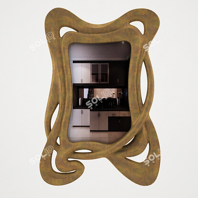 Abstract 3D Frame: 3dsmax, Vray, FBX, OBJ 3D model image 1