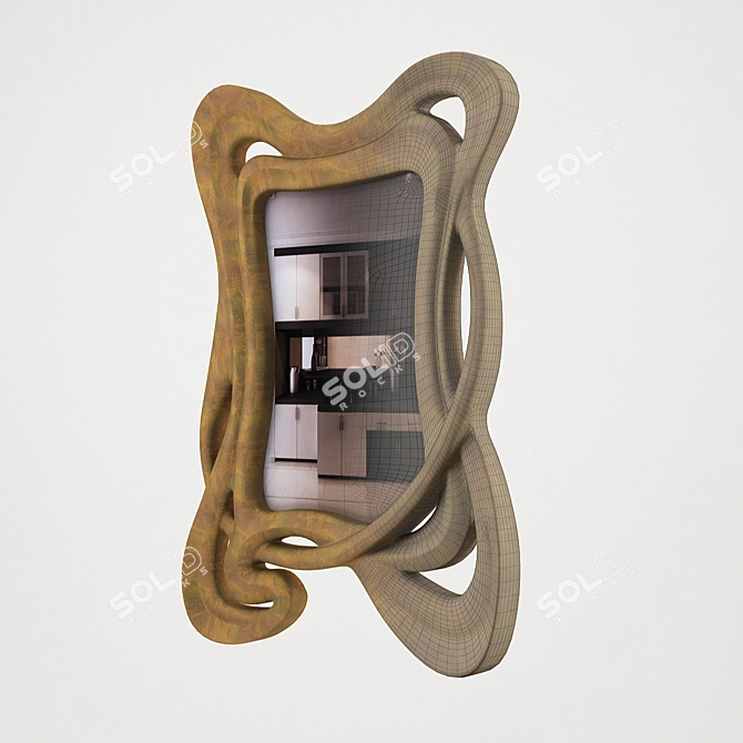 Abstract 3D Frame: 3dsmax, Vray, FBX, OBJ 3D model image 2