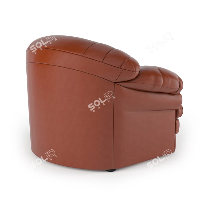 Regal Throne: The Imperial Chair 3D model image 2