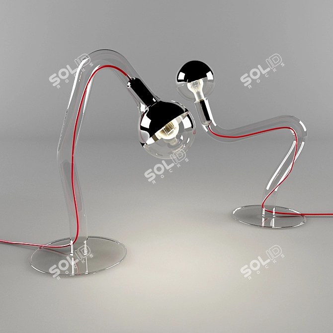 Elegant Filipo Table Lamp 3D model image 1