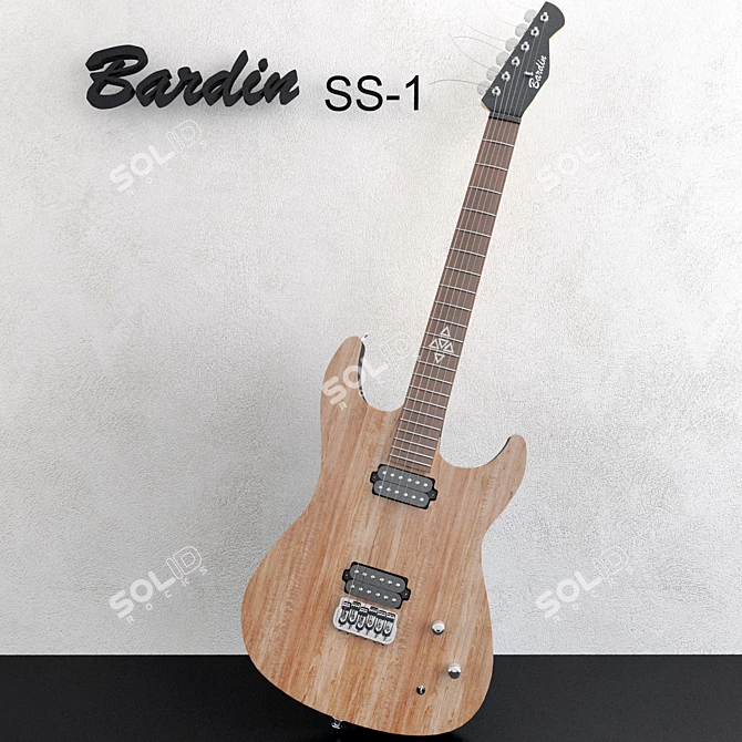 Innovative Artisan SS-1 Guitar 3D model image 1