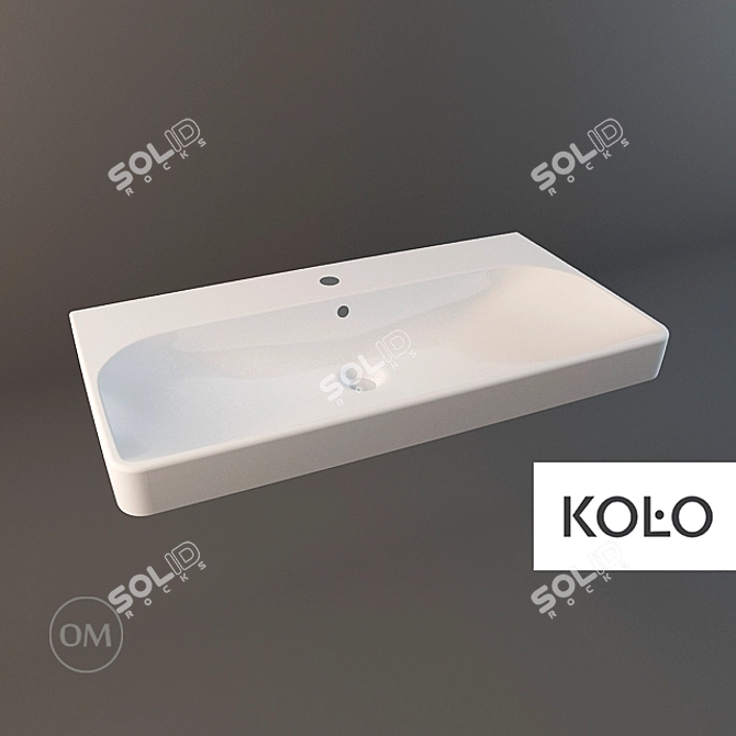 KOLO TRAFFIC Countertop Sink, 90cm 3D model image 1