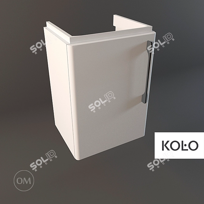 KOLO Traffic Bathroom Vanity Unit 3D model image 1