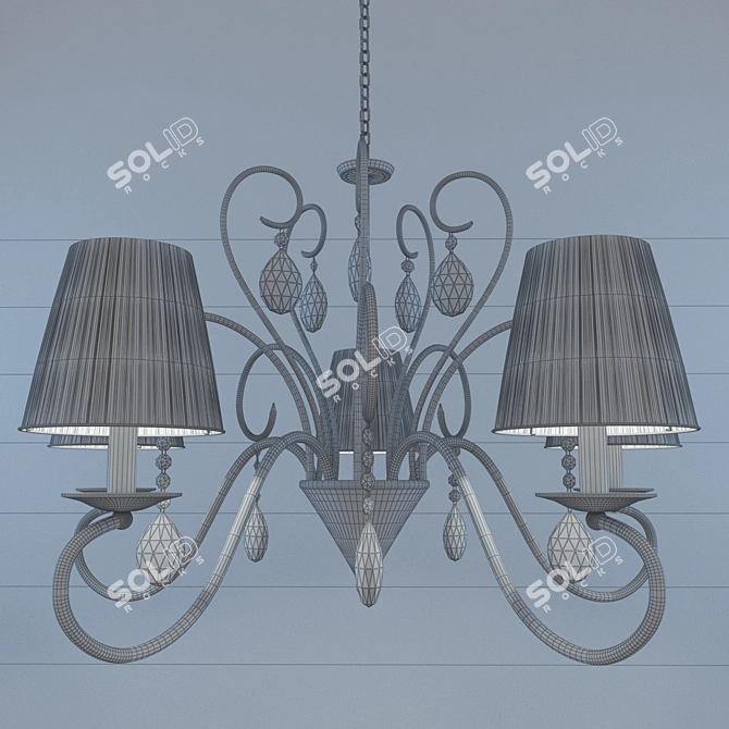 Modern Chandelier Essa 2040/5 3D model image 2