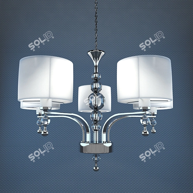 Modern Viga Chandelier E27 2005/5 3D model image 1