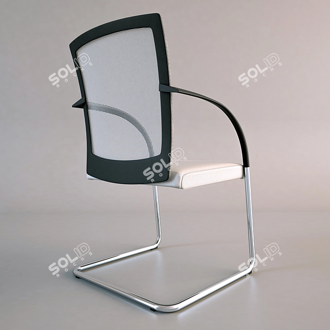 ErgoFlex Office Chair 3D model image 2