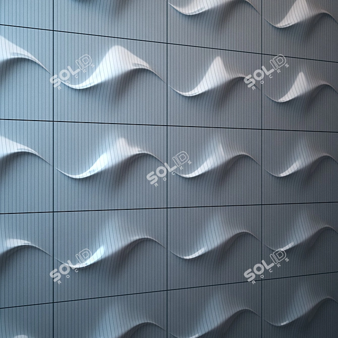 Seaside Fish Wall Decor 3D model image 1