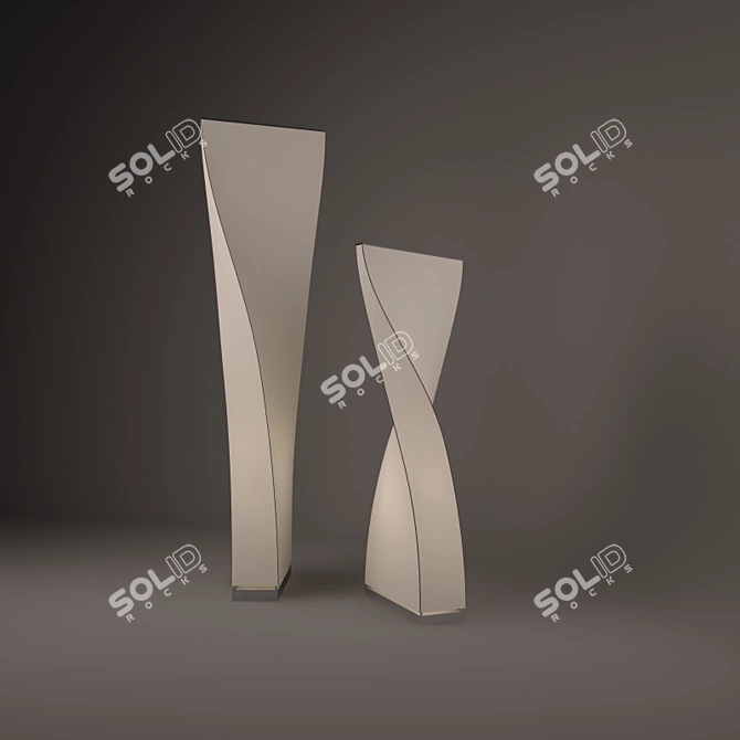 Twisty 504: Modern Lamps Collection 3D model image 1