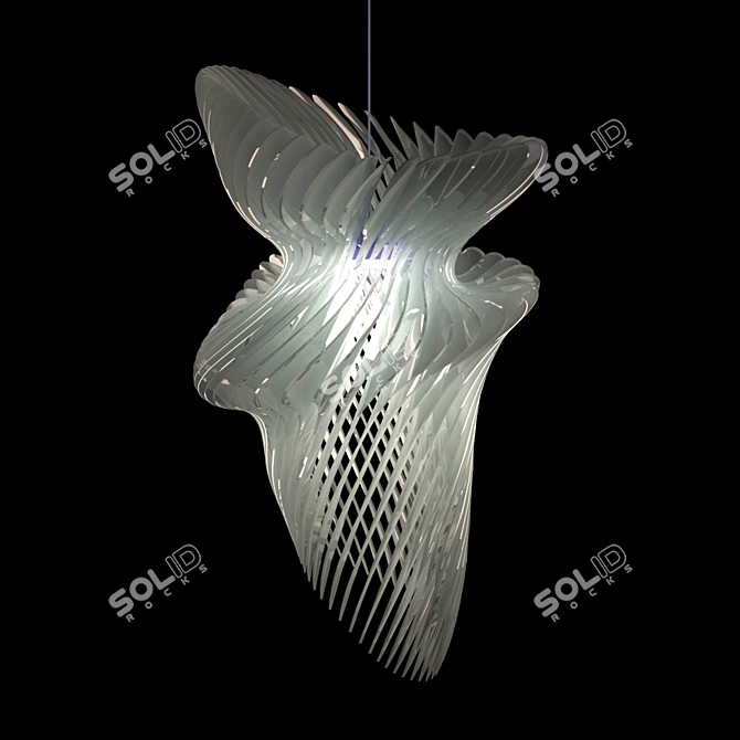 Sleek & Stylish Modern Lamp 3D model image 1