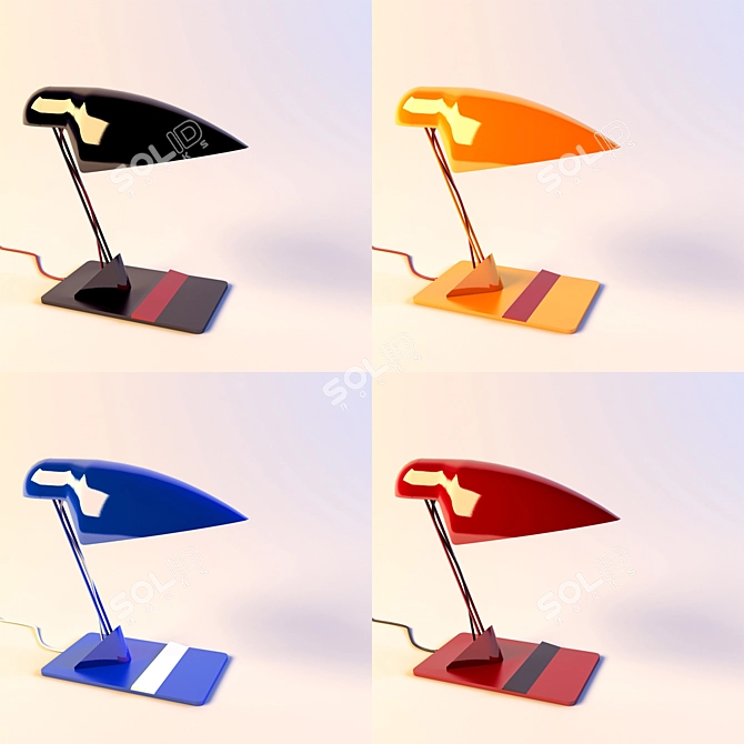 Modern Ptero Lamp: Innovative Design 3D model image 2