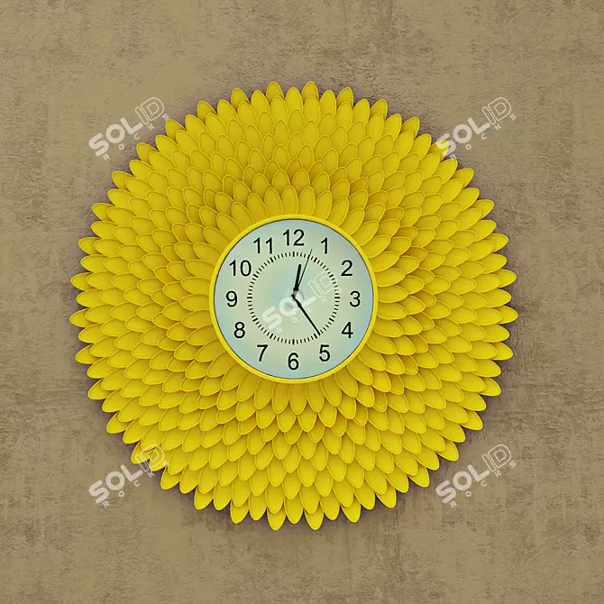 Elegant Timepieces for Walls. 3D model image 1