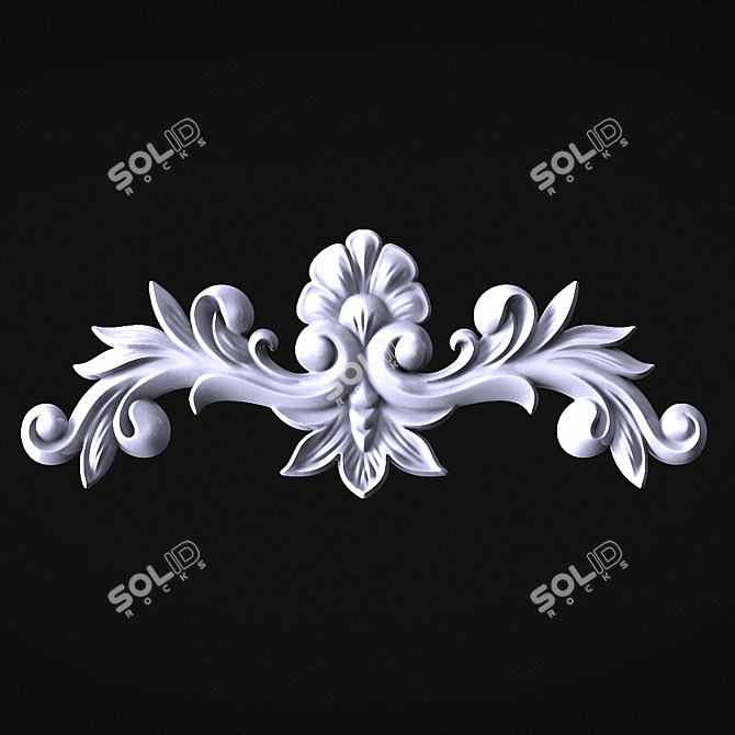  Embossed Decor 3D model image 1