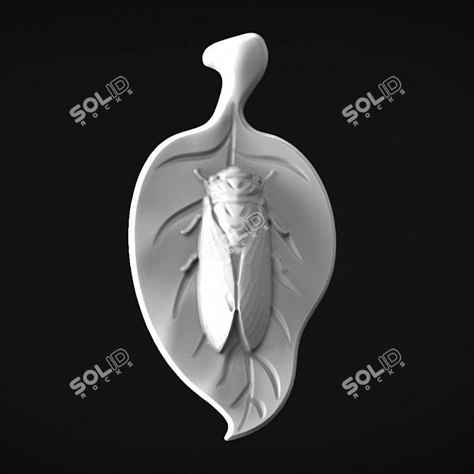 Elegant Leaf Beetle 3D model image 1