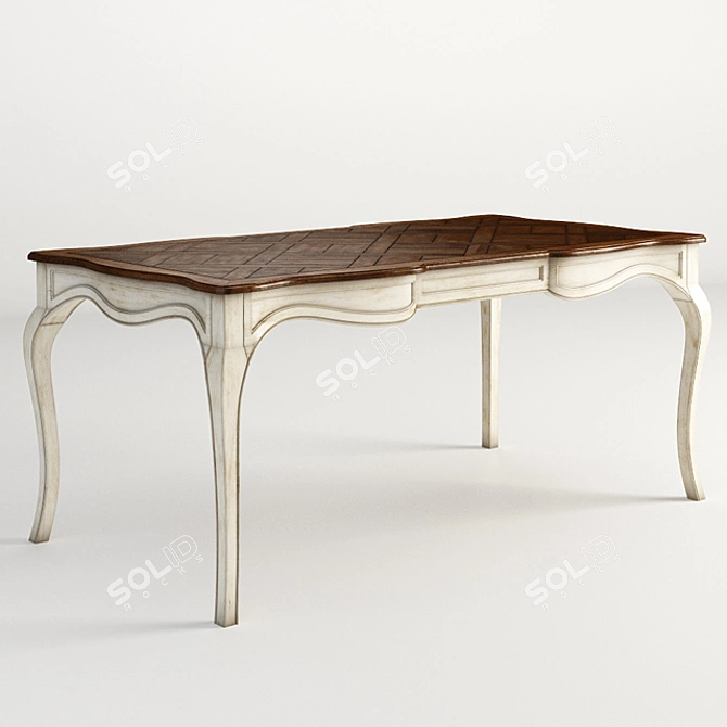 Modern Stanford Desk - 302.022 3D model image 1