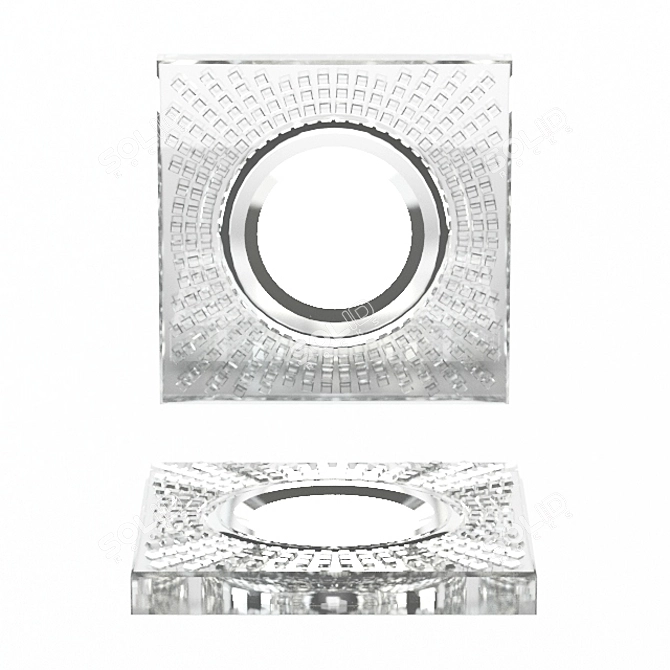 Scene Ambrella Umbrella Lamp 3D model image 1