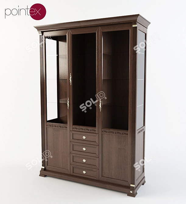 Elegant Pointex Olivia Showcase 3D model image 1