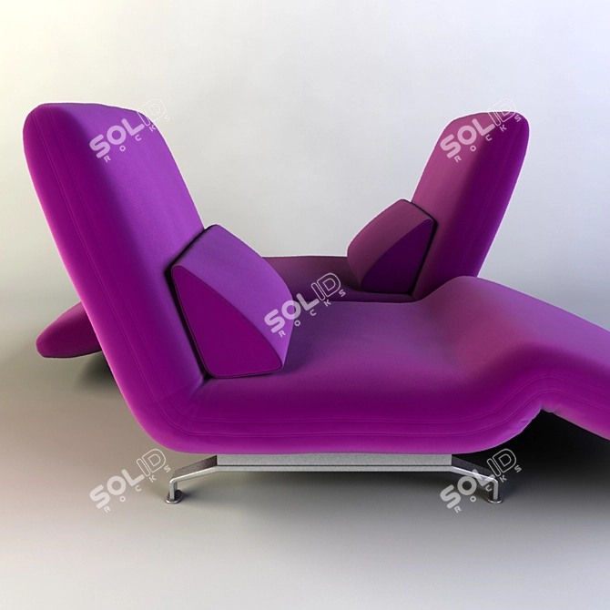 Futura Le Vele: Versatile Transforming Sofa 3D model image 3