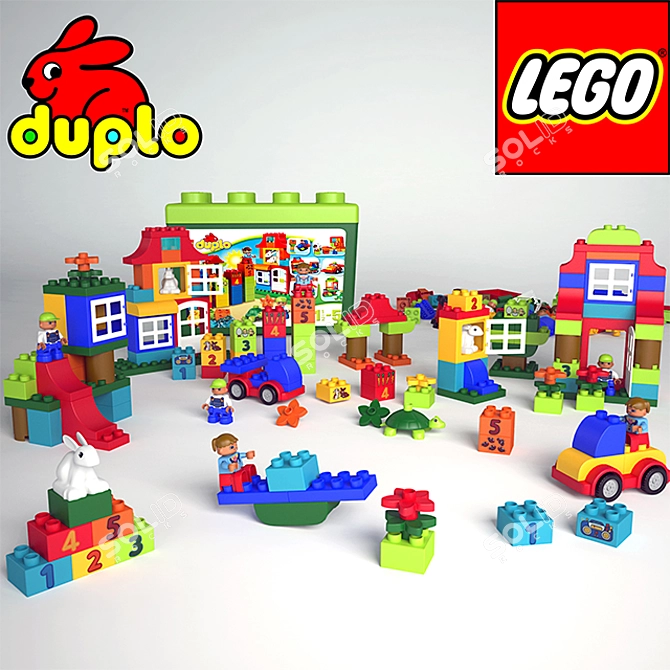 Lego Duplo: Deluxe Building Set 3D model image 1