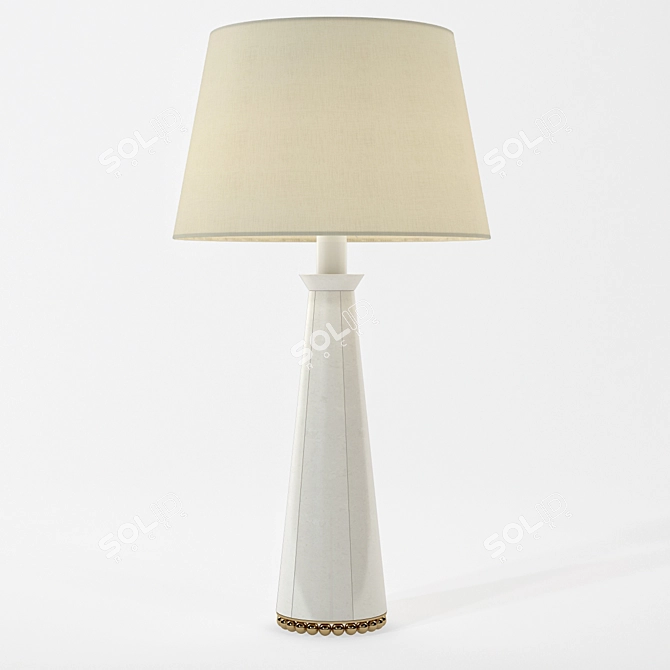 Elegant Nicolas Aubagnac Darius Lamp 3D model image 1