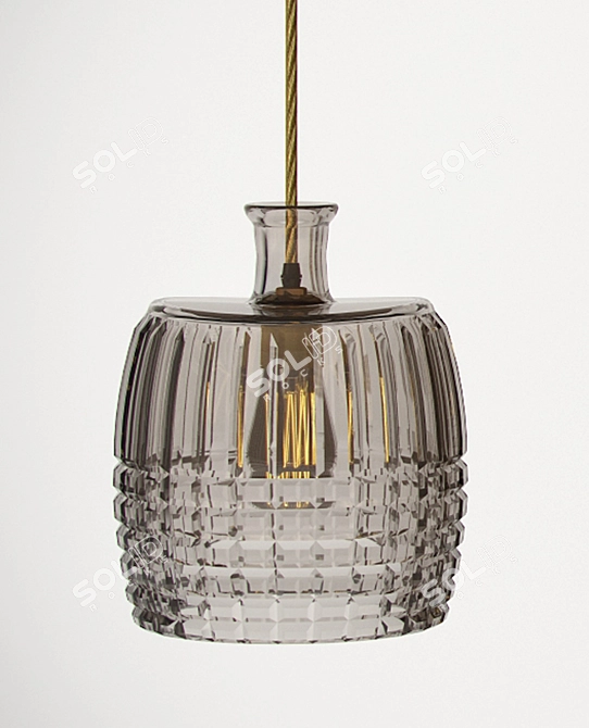 Clear Carafe Lampshade: Elegantly Illuminate Your Space 3D model image 2