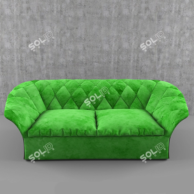 Timeless Bohemian Sofa 3D model image 2