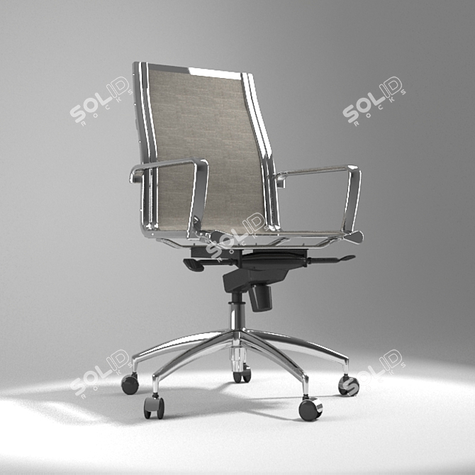 Modern Chic Chair 3D model image 1