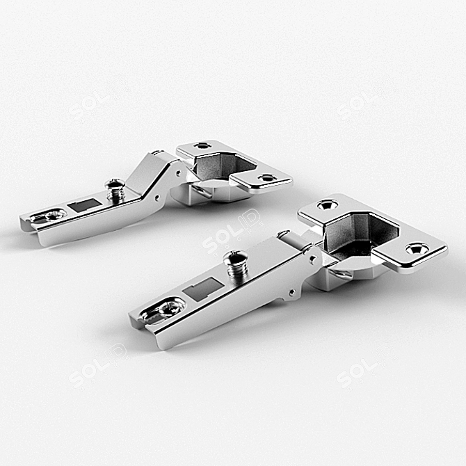 Versatile Furniture Hinges 3D model image 1