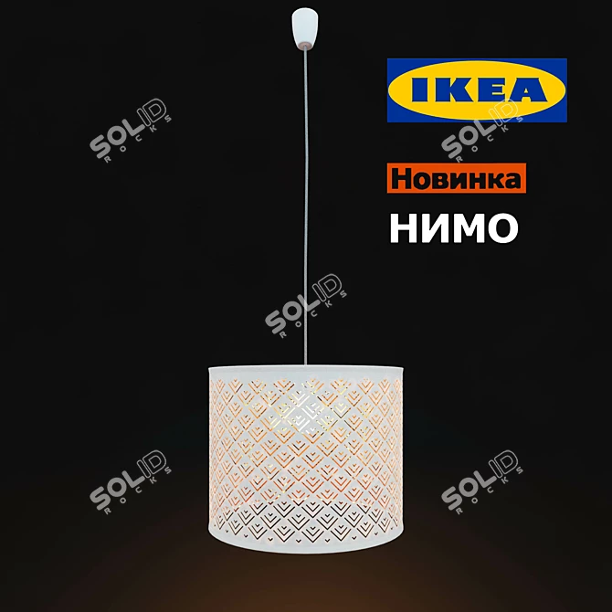 Sleek and Compact IKEA NIMO 3D model image 1