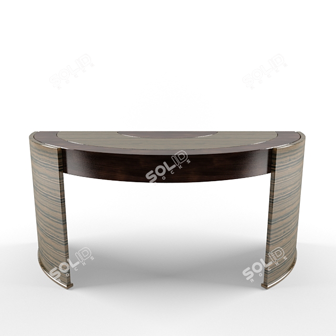 Sleek Writing Desk in Capital Collection 3D model image 2