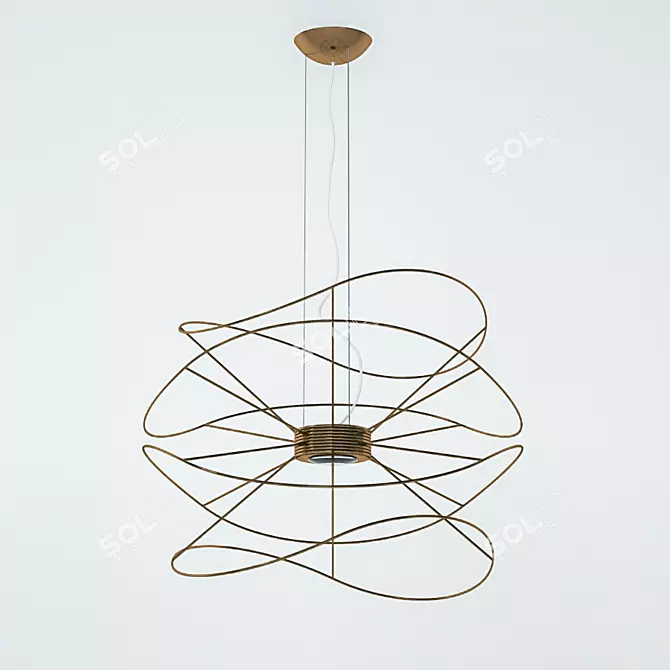 Modern AXO Light HOOPS SPHOOPS4 3D model image 1