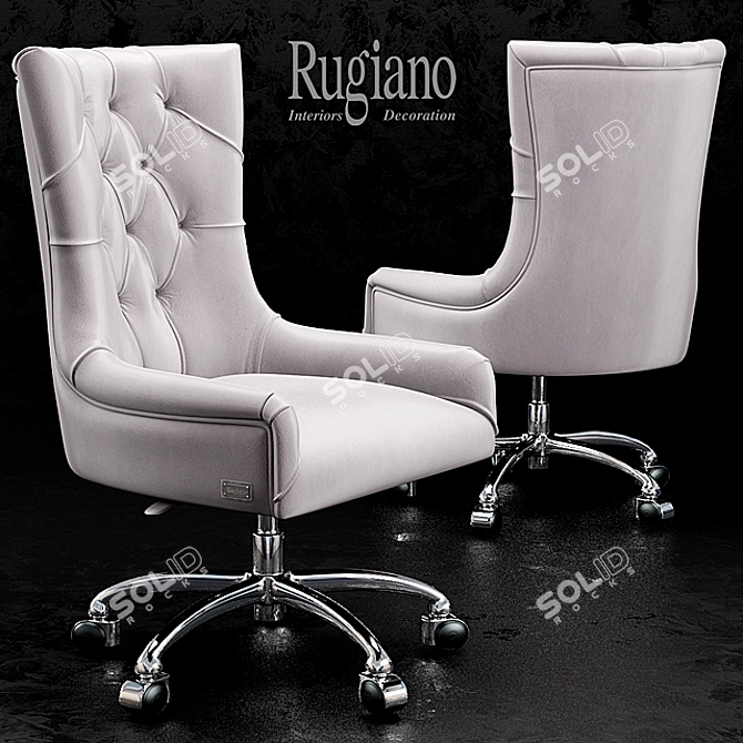 Elegant ITACA Chair for Office 3D model image 1