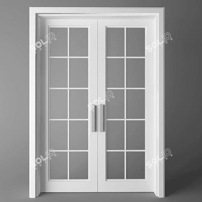 Classic Sunlight Door & Window 3D model image 1