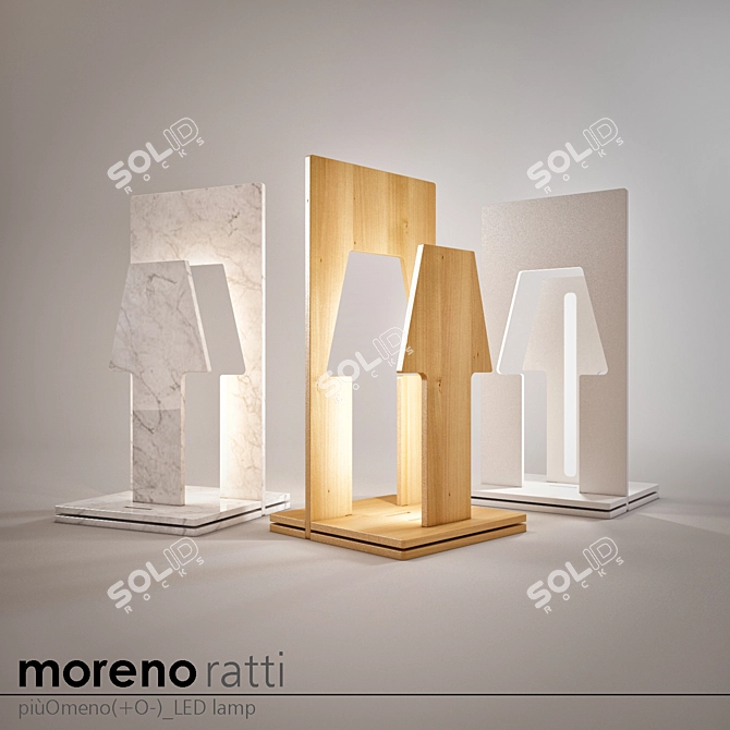 Elegant Marble Creations: MorenoRatti 3D model image 1