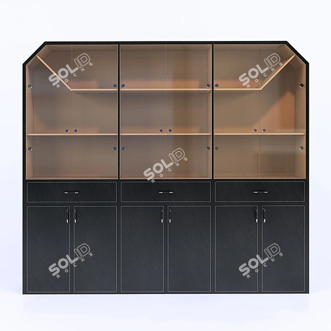 Chinese Shelving: 2700 x 400 x 2000 3D model image 2