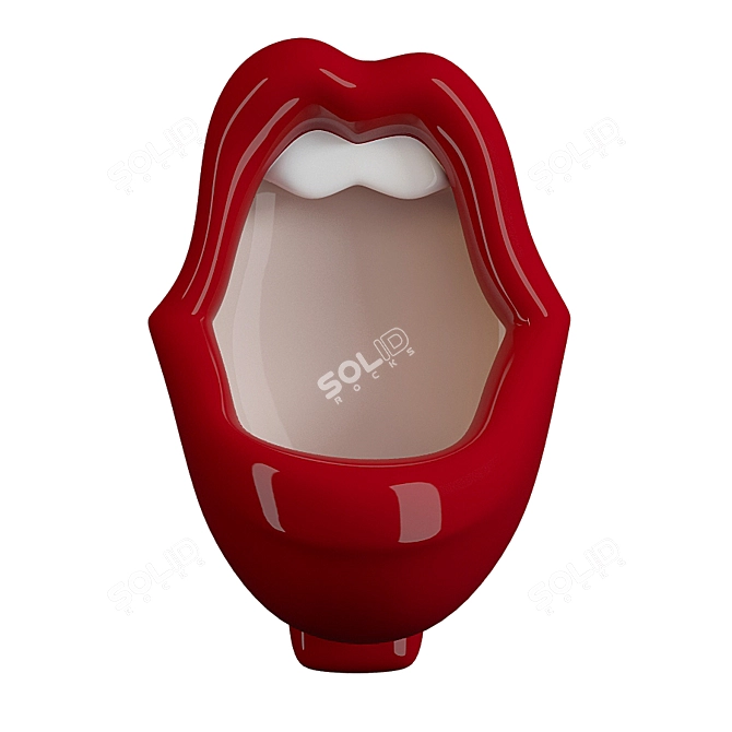 Dutch Kisses Urinal 3D model image 1