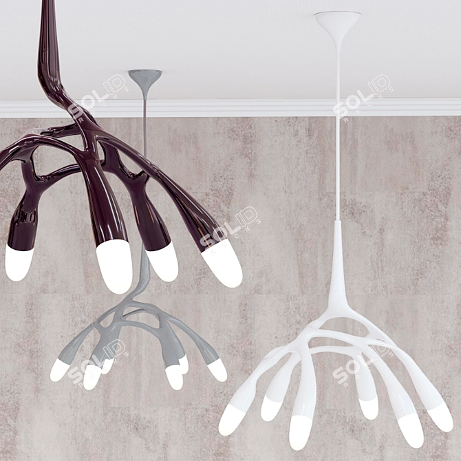 Title: NLC Next Pendant - Modern and Versatile Lighting 3D model image 1