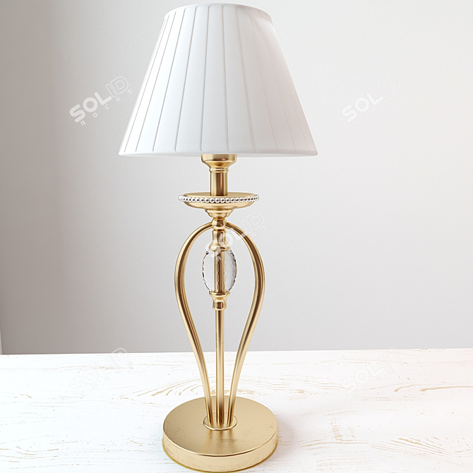 Classic Triangle Table Lamp 3D model image 1