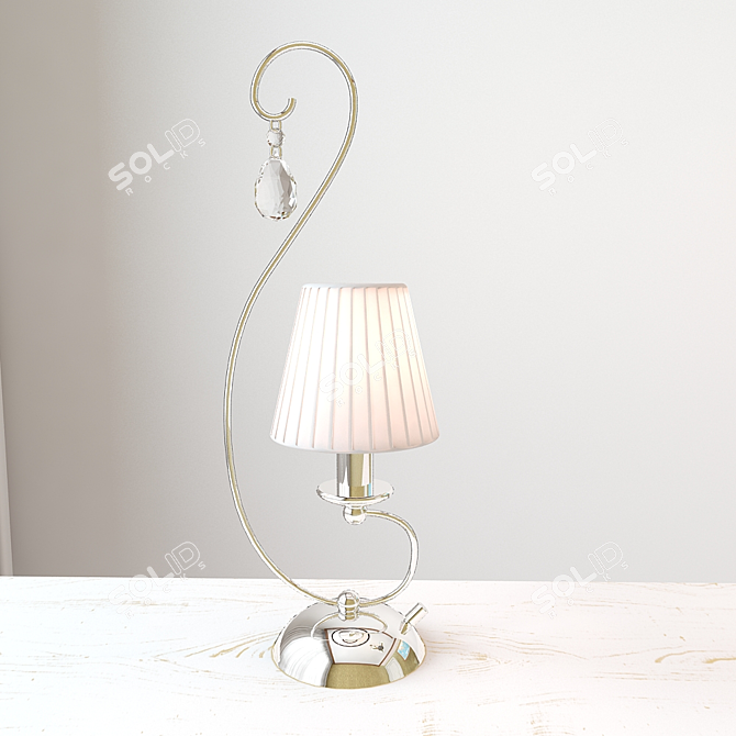 Essa 2040: Classic Table Lamp with Adjustable Direction of Light 3D model image 1