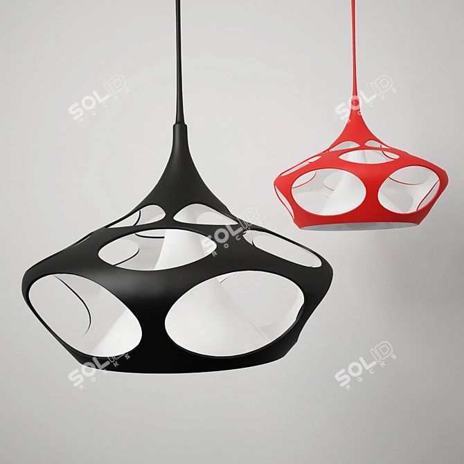 Cosmic Glow: Zero Space Time Lamp 3D model image 1