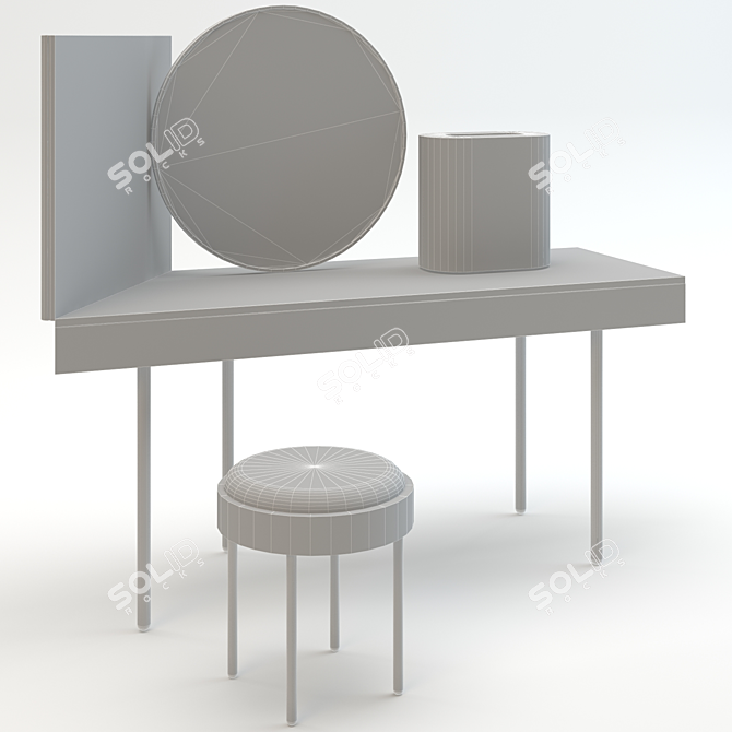 Chandlo BD Barcelona Dressing Table 3D model image 3