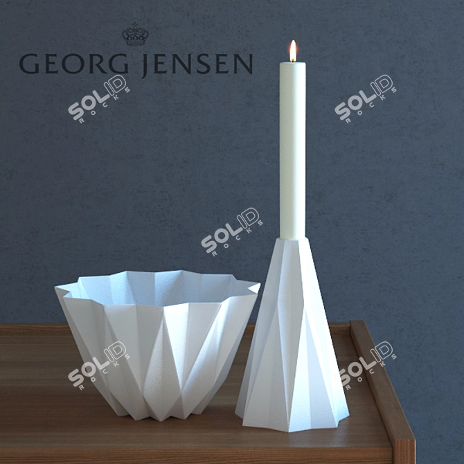 Modern Elegance: Georg Jensen Supernova 3D model image 1