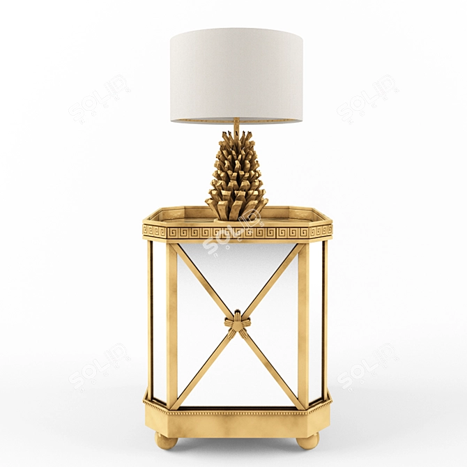 3D Table Lamp Model - 2011 & FBX 3D model image 1